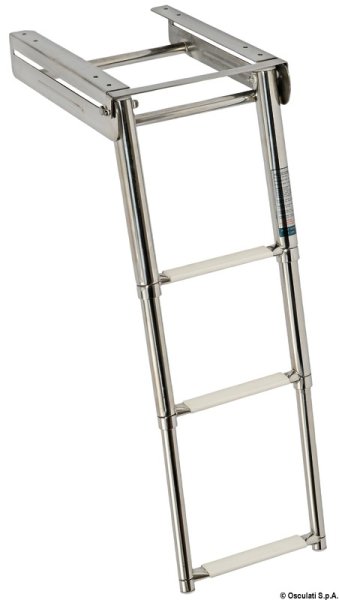Scaletta inox a scomparsa 3 gradini - 49.543.03